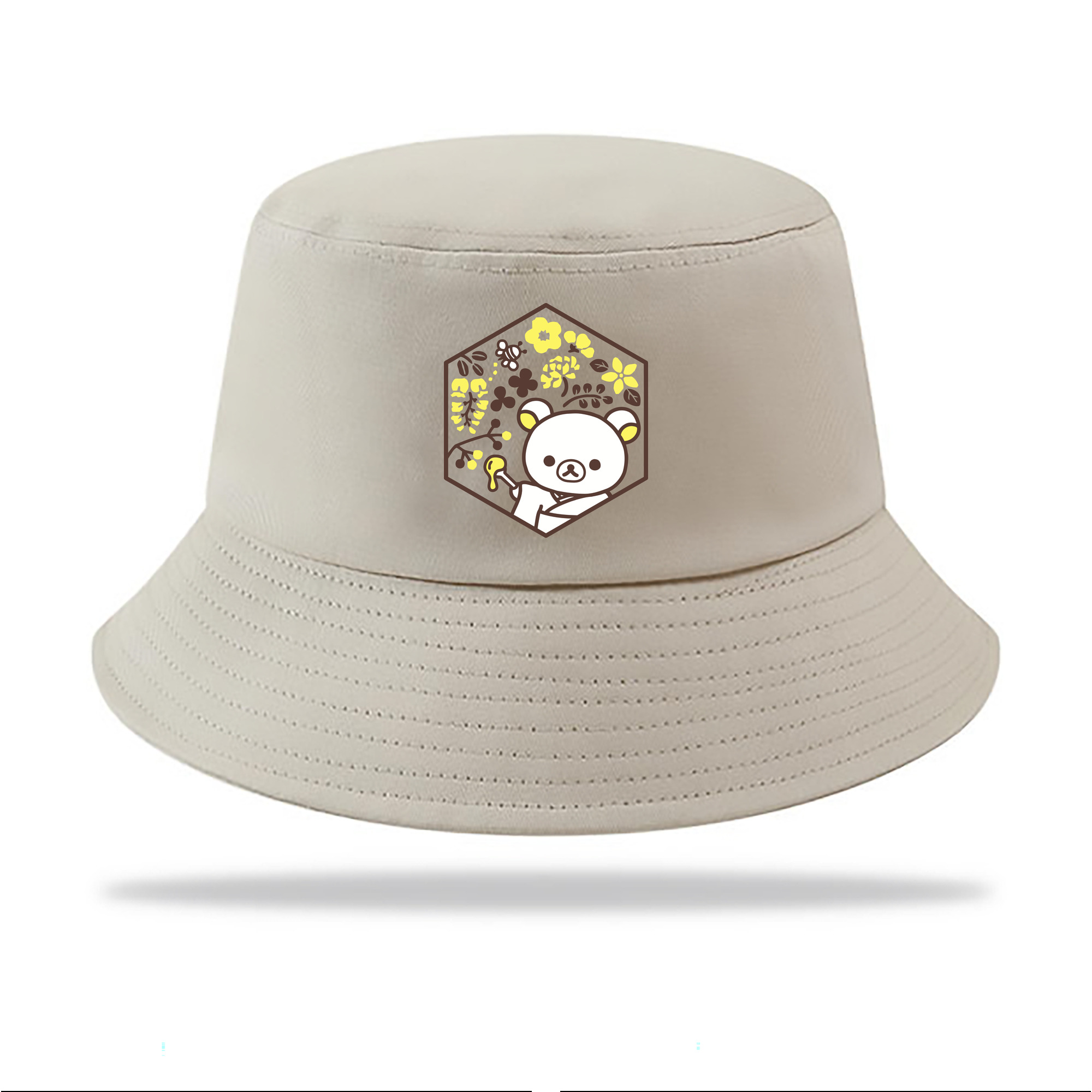 （画像用） リラックマ リラックマ キイロイトリ Rilakkuma Korilakkuma Kiiroitori アウトドア日除けバケットハット